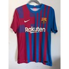 Barcelona 2021-22 Home Gavi Jersey Med Authentic Nike Adv Player Version Shirt