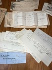 Antique Victorian Genealogy Handwritten Letters Bill Heads Holloway D Wood 1800s
