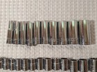 Pittsburg Pro Metric   Standard 6 Point 3 8  Deep   Regular Socket Set Lot Of 34