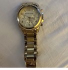 Michael Kors Mk-5354 Ladies Gold Tone Stainless Steel Parker Watch-vgc working