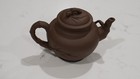 Vintage Chinese Yixing Style Bamboo Teapot Purple Clay Zisha Tea Pot