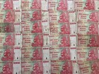 10x Zimbabwe 100 Million Dollar Bill Banknote Money Currency  heavily Circulated