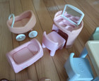 Little Tikes Dollhouse Furniture   People figures Lot 15 Pc