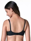 Saree Bra - Black Double Layered Plus Size Non Padded Wireless Cotton Sexy Bra