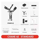 Refurbished Zhiyun Crane 4e Professional Handheld Gimbal Stabilizer Dslr Cameras