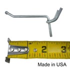  100 Pack  2 Inch All Metal Peg Hooks 1 8 To 1 4  Pegboard  Slatwall  Garage Kit