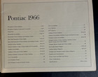 1966 Pontiac  Car Brochure - 54 Pages - Dealer In Ohio