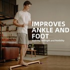 40 Inch Beech Wood Balance Beam Foot Exerciser Ankle Strengthener Therapy