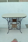 Vintage Honeymoon Wood Metal Dinette Table 2 Chair Set Of Two Shipping Is Extra