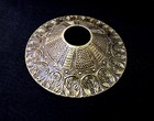 Brass Ceiling Canopy  4 3 8  Ornate Vintage Antique Brass  Lighting Accessories