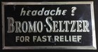 Vintage Bromo-seltzer Metal Store Counter Hanging Sign Advertising 11 75    X 6   