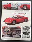 1968 Ferrari Dino 206 Gt Sales Brochure  20 68 Rare Original   not A Reprint 
