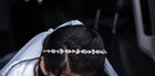 Silver Rhinestone Floral Bridal Headband Tiara Hair Accessory