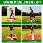Softball Pitching Mat 10x3 Ft Portable Training Mat Eva Anti-slip For Backyard
