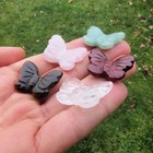 Mini Crystal Butterfly Carving 1  Stone Animal Totem -  Insect Gift