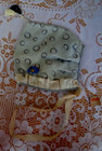 Antique Asian Vintage Baby Bonnet Cap Hat Oriental Silk Tassels Original Tag