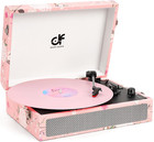 Bluetooth Vinyl Record Player - 3-speed Retro Turntable With Built-in Speakers  