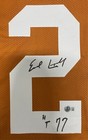Earl Campbell Signed Texas Longhorns Custom Jersey W  Ht 77 Beckett W Bas Coa