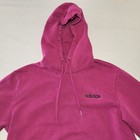 Adidas Hoodie Women s Small Purple Pullover Logo Long Sleeve Kangaroo Pockets