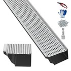 Gutter Guard System - 5 In Wide  13 Pcs  52 Ft Total Length