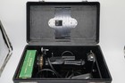 Vintage Singer Featherweight 221 Sewing Machine Black W  Case   Attachments