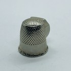 Vtg Golden Gate Bridge Souvenir Metal Thimble - San Francisco California By Fort