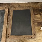 Antique Student School Slate Chalk Board Chalkboard Double Sided Lot 2