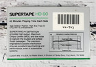 Realistic Supertape Hd-90 Blank Audio Cassette Tape New Sealed Made In Usa