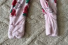 Baby Girl 0-3m Strawberry One Piece Sleeper Bamboo Pajamas