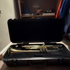 Conn Bb Trumpet Brass Lacquered Gold 3-valve W  Case   Mouthpiece