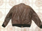 Korean War Era Leather Bomber Jacket U s  Army Air Force Reproduction