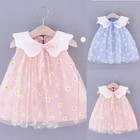 Toddler Baby Girls Princess Dress Party Tutu Dress Bow Pageant Flowers Dresses