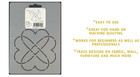 Quilting Stencil Floral Heart Quilt Pattern 4  Block Design Quilters Template