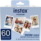 Fujifilm Instax Mini White Instant Film  60 Exposures With Photo Album