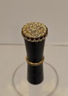 Vintage Revlon Futurama Lipstick Tube 585 Van Cleef And Arpels Black Rhinestones