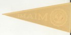 Vintage Old Oxford Ohio  miami University Luggage Label Sticker  Vg Unused 2