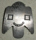 Vintage Navajo Thunderbird Sterling Silver Pin W  Great Stampwork Vafo
