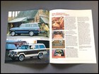 1982 Jeep Grand And Wagoneer Original Sales Brochure Folder Brougham