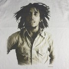Vintage 2003 Bob Marley Zion Rootswear Graphic T-shirt White Size Xl