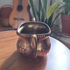 Vintage Brass Bowl Gorham Co Silver Soldered Chicago Beach Hotel  Early 20th C 