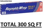 2 Pack - Reynolds Wrap Heavy Duty 18  Aluminum Foil 150 Sq Ft  total 300 Sq Ft 