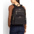 Tumi Voyageur Backpack Carson Black Nylon   Leather Ladies  Casual Bag New