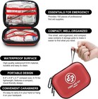 Emergency First Aid Kit  150-piece Compact Waterproof Eva Medical Box