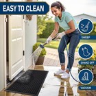 Front Door Mat Outside Entrance  Heavy Duty Waterproof Doormat For Indoor out   