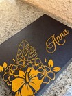 Personalized Magnetic Gift Box Custom Name Luxury Black White Keepsake Gift Box