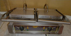 Roller Grill Commercial Panini Press Cast Iron Groove Used Equipex Majestic