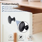 30 Pack Kitchen Cabinet Knobs Hardware Drawer Cupboard Handle Pulls Black Round