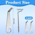 2 Pcs Doorbell Key Replacement Tool Ring Removal Tool    