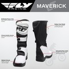 Fly Racing Maverik Lt Motocross Boots Adult Size  10  white black  Maverick