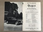 Peugeot 1931 Brochure Catalog 1931 Peugeot Models 5 Cv 201 12 Cv  Six   1200 Kgs